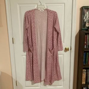Leopard Print LulaRoe Sarah Cardigan